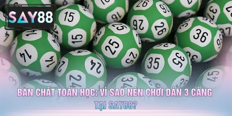 Bản Chất Toán Học: Vì Sao Nên Chơi Dàn 3 Càng Tại Say88?