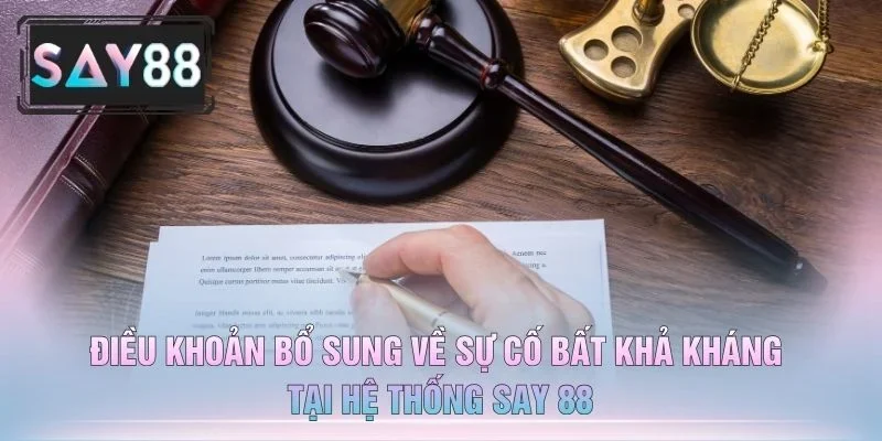 Điều Khoản Bổ Sung Về Sự Cố Bất Khả Kháng Tại Hệ Thống Say 88