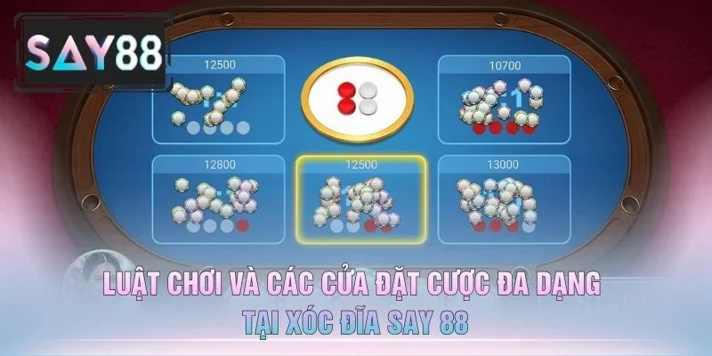 Luật Chơi Và Các Cửa Đặt Cược Đa Dạng Tại Xóc Đĩa Say 88
